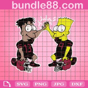 Arizona Cardinals Bart Simpson Svg