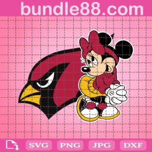 Arizona Cardinals Disney Minnie Football Team Clipart Disney