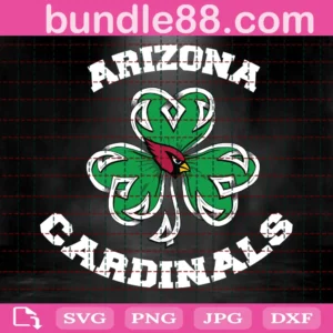 Arizona Cardinals Lucky Clover Svg