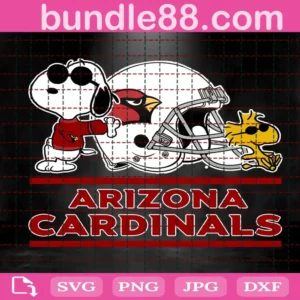 Arizona Cardinals Snoopy Svg