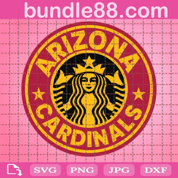 Arizona Cardinals Starbucks Logo Cup Wrap Svg