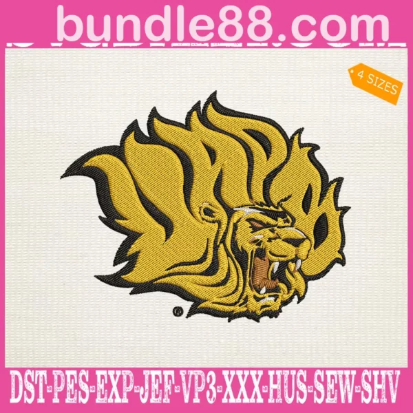 Arkansas-Pine Bluff Golden Lions Embroidery Machine