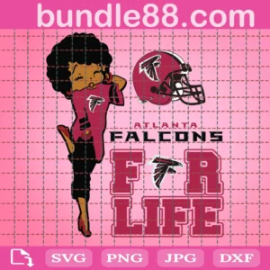 Atlanta Falcons For Life Svg