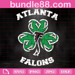 Atlanta Falcons Lucky Clover Svg