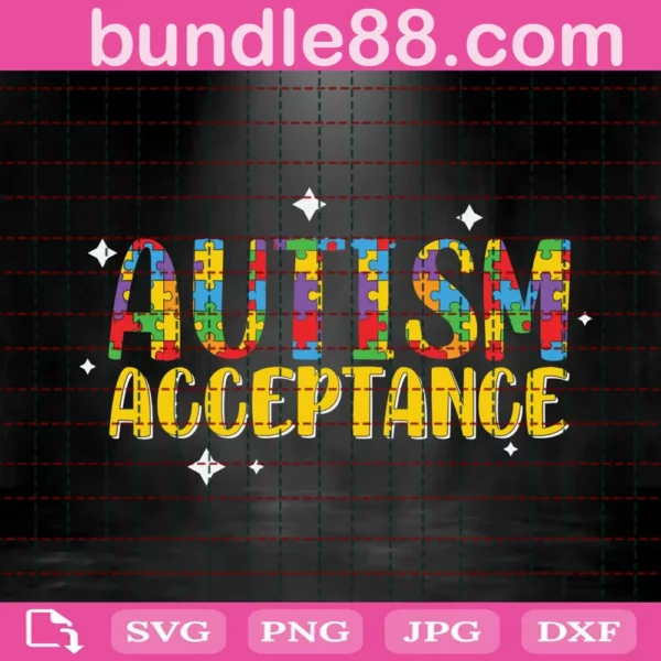 Autism Acceptance Svg