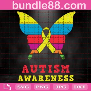 Autism Butterfly Svg