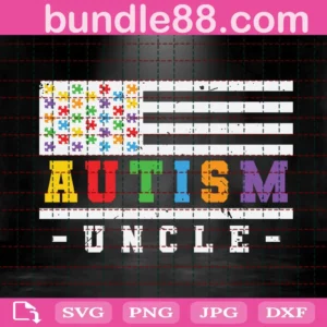 Autism Uncle Svg