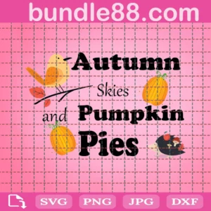 Autumn Skies And Pumpkin Pies Thanksgiving Gifts