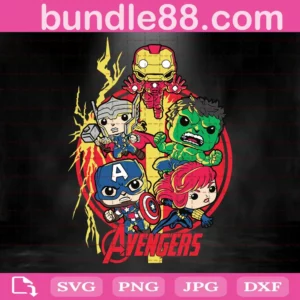 Avengers Svg, Funko Avengers Svg