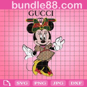 Baby Mickey Minnie Mouse Gucci Svg