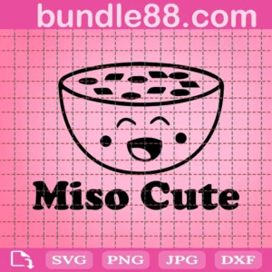 Cute Miso Baby Little Kid Toddler Svg