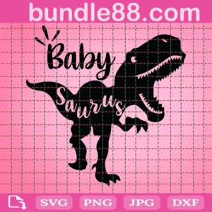Baby Saurus Svg, Babysaurus