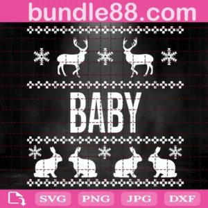 Baby Xmas Svg, Christmas Holiday Svg