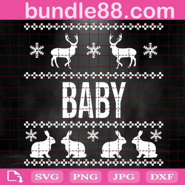 Baby Xmas Svg, Christmas Holiday Svg