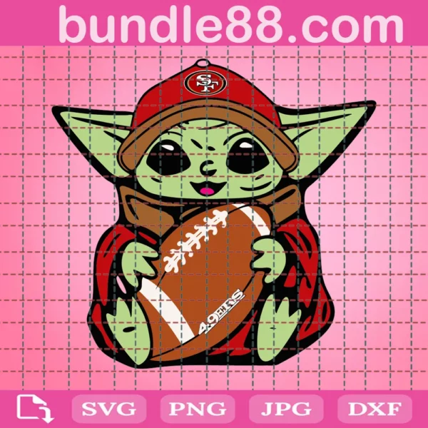 Free Baby Yoda San Francisco 49Ers Svg Free Files