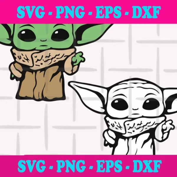 Baby Yoda Svg, Mandalorian Svg SVG PNG DXF EPS Designs Download ...