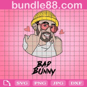 Bad Bunny Svg, Png