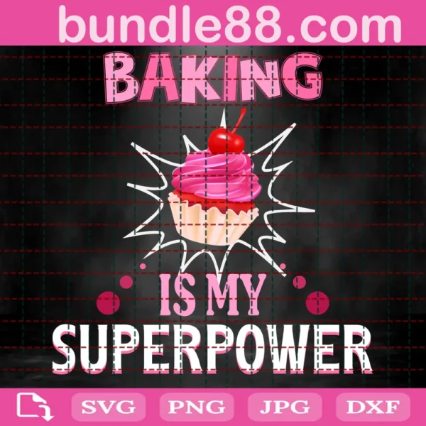 Baking Is My Superpower Trending Svg