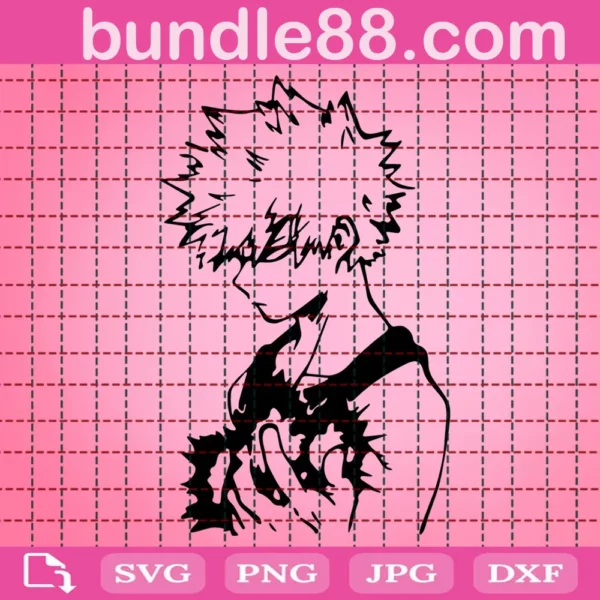 Bakugo Svg, My Hero Academia Svg