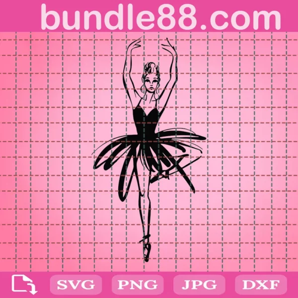 Ballerina Svg, Ballerina Cut File