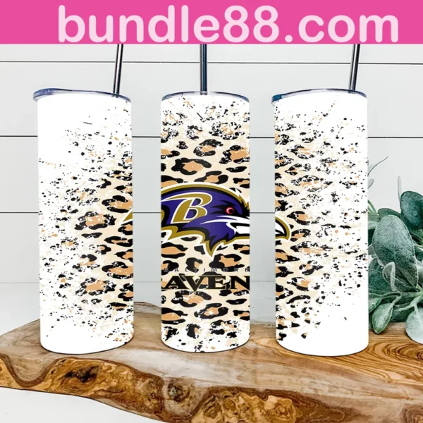 Baltimore Ravens 20oz Skinny Tumbler