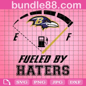 Baltimore Ravens Fueled By Haters Svg