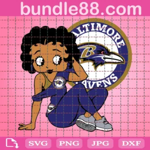 Baltimore Ravens Girl Svg Bundle