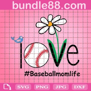 Baseball Momlife Svg