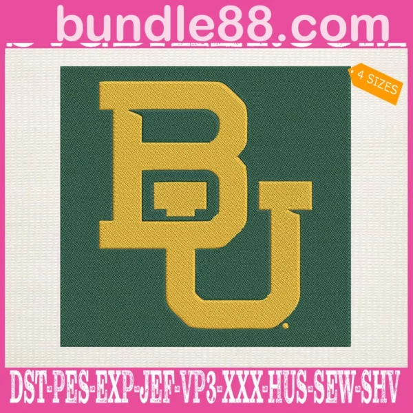 Baylor Bears Embroidery Machine