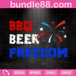 Bbq Beer Freedom Svg
