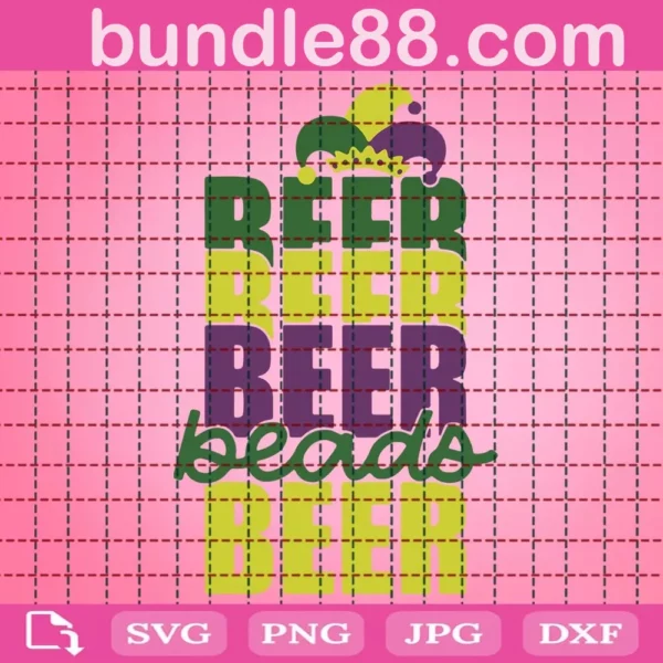 Beer Beer Beer Beads Beer Svg