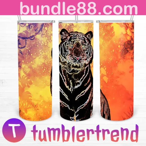 Bengal Tiger 20oz Tumbler Skinny