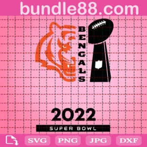 Bengals 2022 Super Bowl Svg