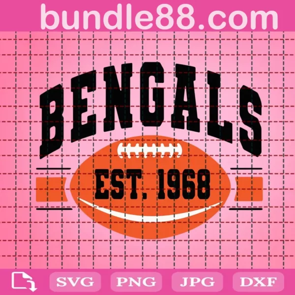 Bengals Est.1968 Svg