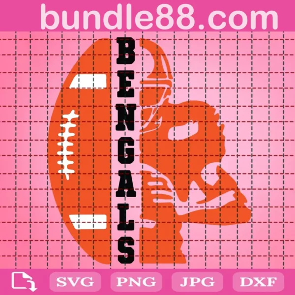 Bengals Football Svg