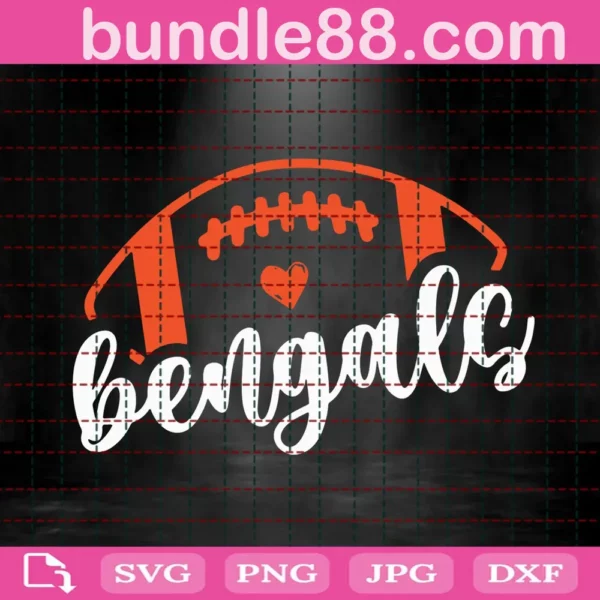 Bengals Football Svg