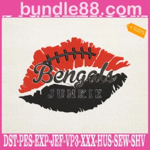 Bengals Junkie Embroidery Files