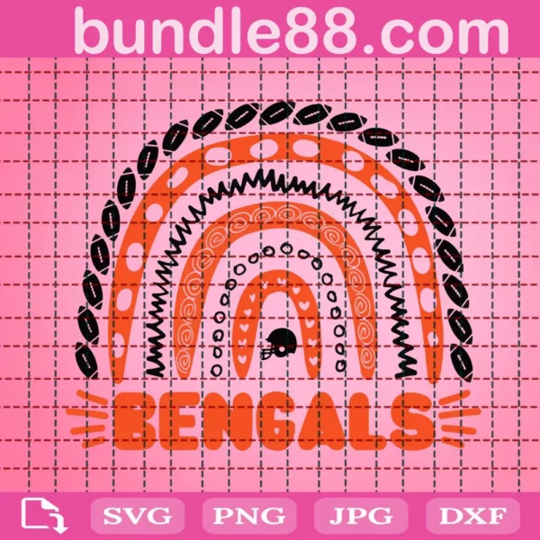 Bengals Rainbow Svg