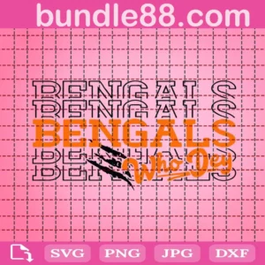 Bengals Svg, Bengals Football Svg