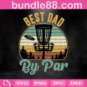 Best Dad By Par Svg