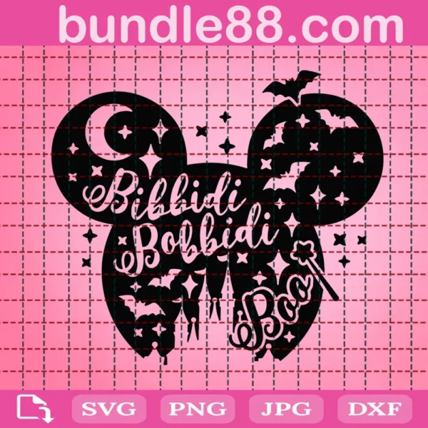 Bibbidi Bobbidi Boo Svg