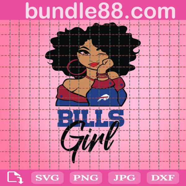 Bills Svg, Bills Girl Svg