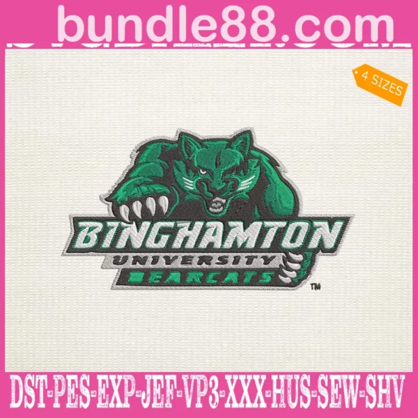 Binghamton Bearcats Embroidery Machine