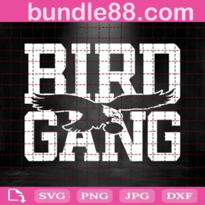 Bird Gang Svg, File For Cricut