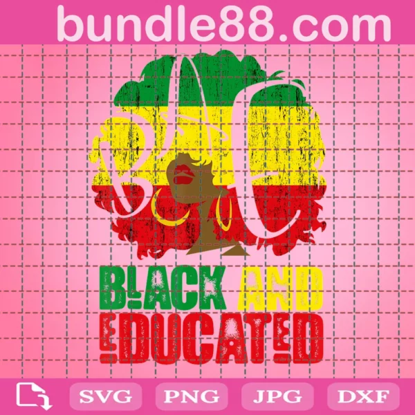 Black Girl Bae Black And Educated Svg