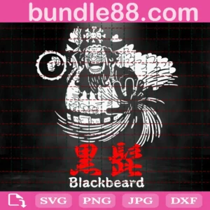 Blackbeard One Piece Svg