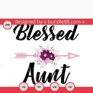 Blessed Auntie Svg