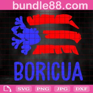 Boricua Svg, Coqui Boricua Svg