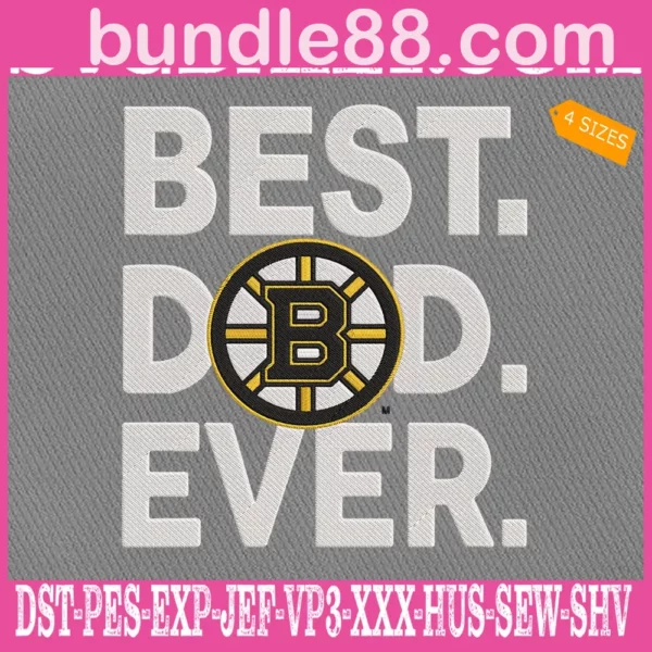 Boston Bruins Embroidery Files