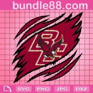 Boston College Eagles Claws Svg